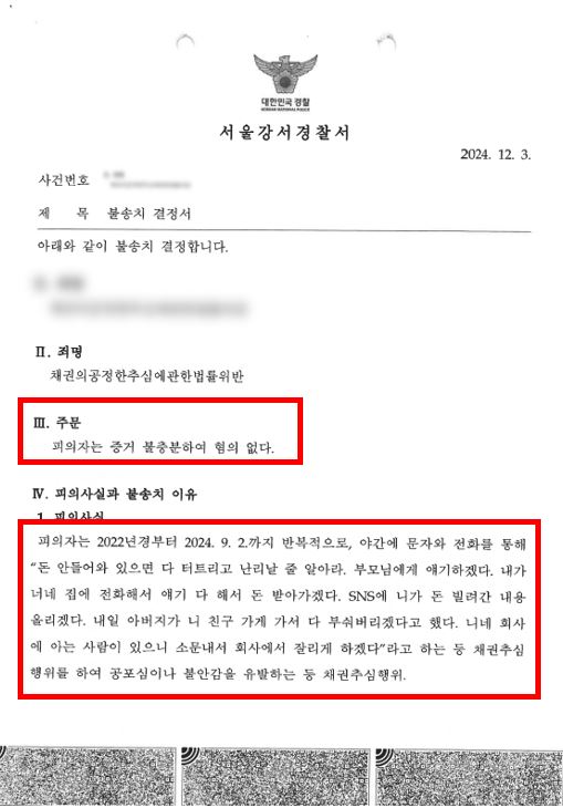 협박(채권추심에관한법률위반)