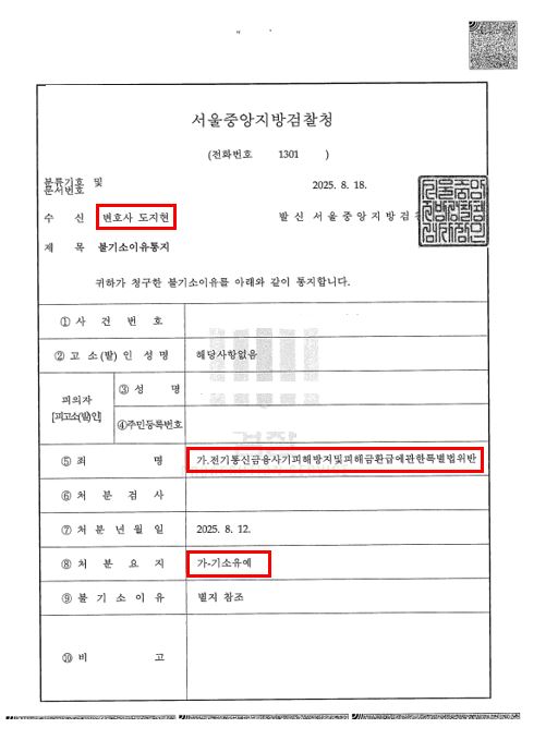 보이스피싱 전달책